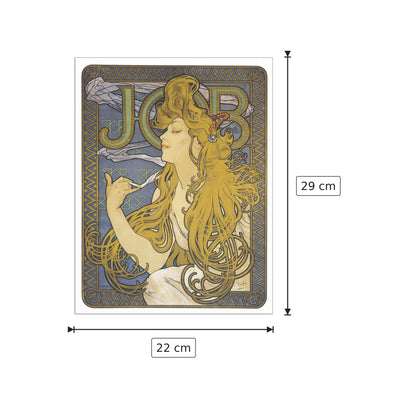 Job - MUCHA - cm 22x29 - Pannello in MDF