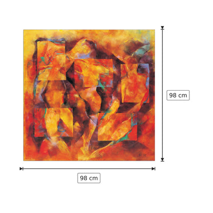 Anima e sensualità - RUZICKA - cm 98x98 - Pannello in MDF