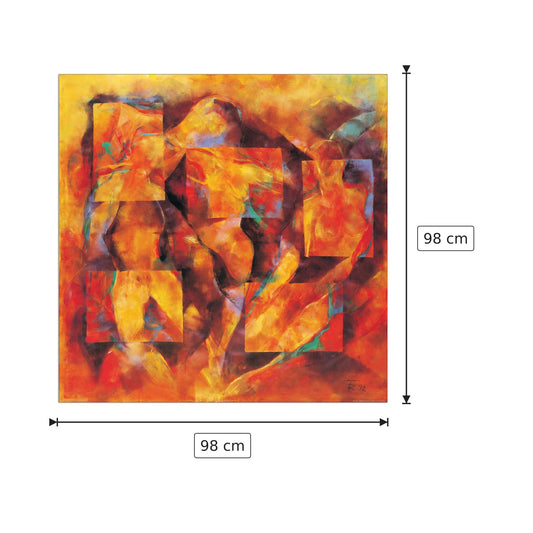 Anima e sensualità - RUZICKA - cm 98x98 - Pannello in MDF