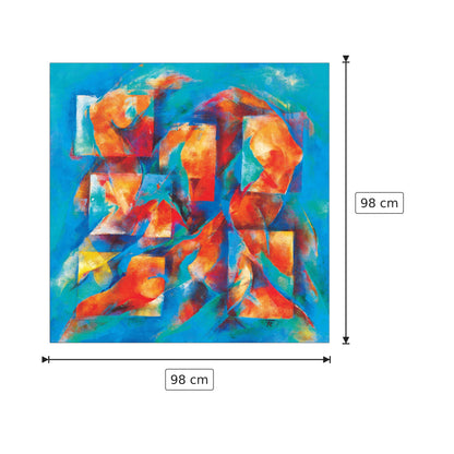 Sinfonia della vita - RUZICKA - cm 98x98 - Pannello in MDF