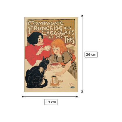Compagnia dei Cioccolati - STEINLEN - cm 19x26 - Pannello in MDF