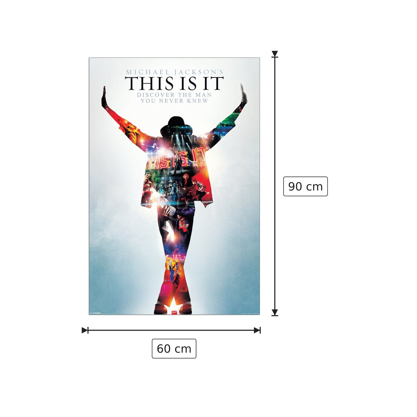 Michael Jackson (This is It) - NULL - cm 60x90 - Pannello in MDF