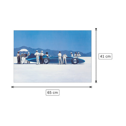 Bluebird At Bonneville - VETTRIANO - cm 65x41 - Pannello in MDF