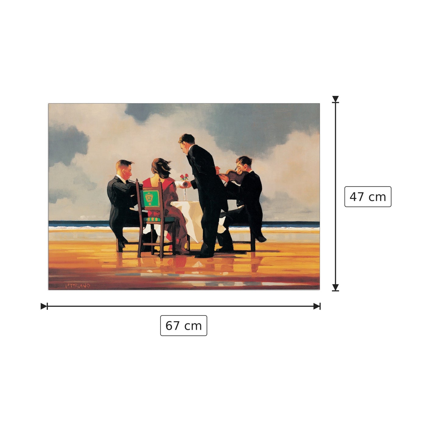 Elegia per un ammiraglio morto - VETTRIANO - cm 67x47 - Pannello in MDF