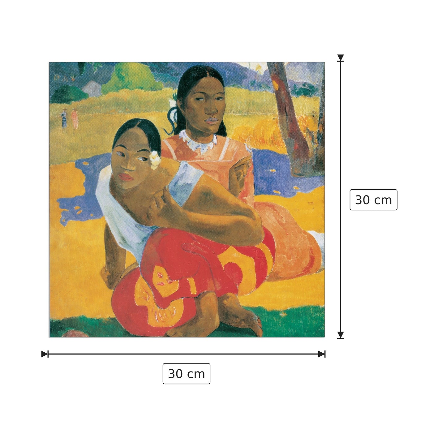 Quando ti sposerai? - GAUGUIN - cm 30x30 - Pannello in MDF