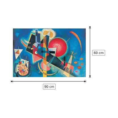 Nel blu - KANDINSKY - cm 90x60 - Pannello in MDF