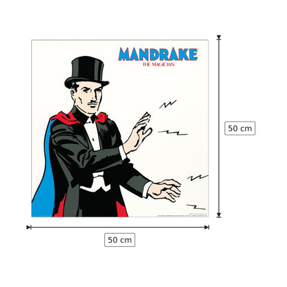 Mandrake il mago II - FALK - cm 50x50 - Pannello in MDF
