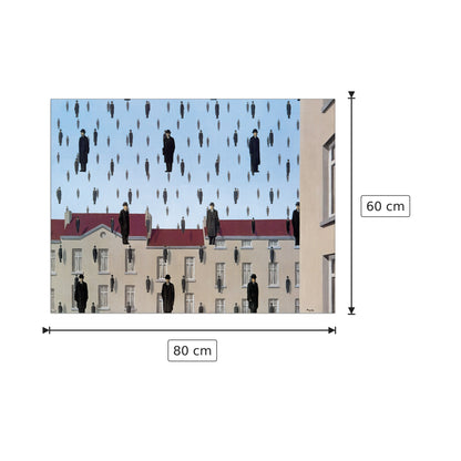 Golconde - MAGRITTE - cm 80x60 - Pannello in MDF