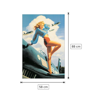 Usa - HILDEBRANDT - cm 58x88 - Pannello in MDF