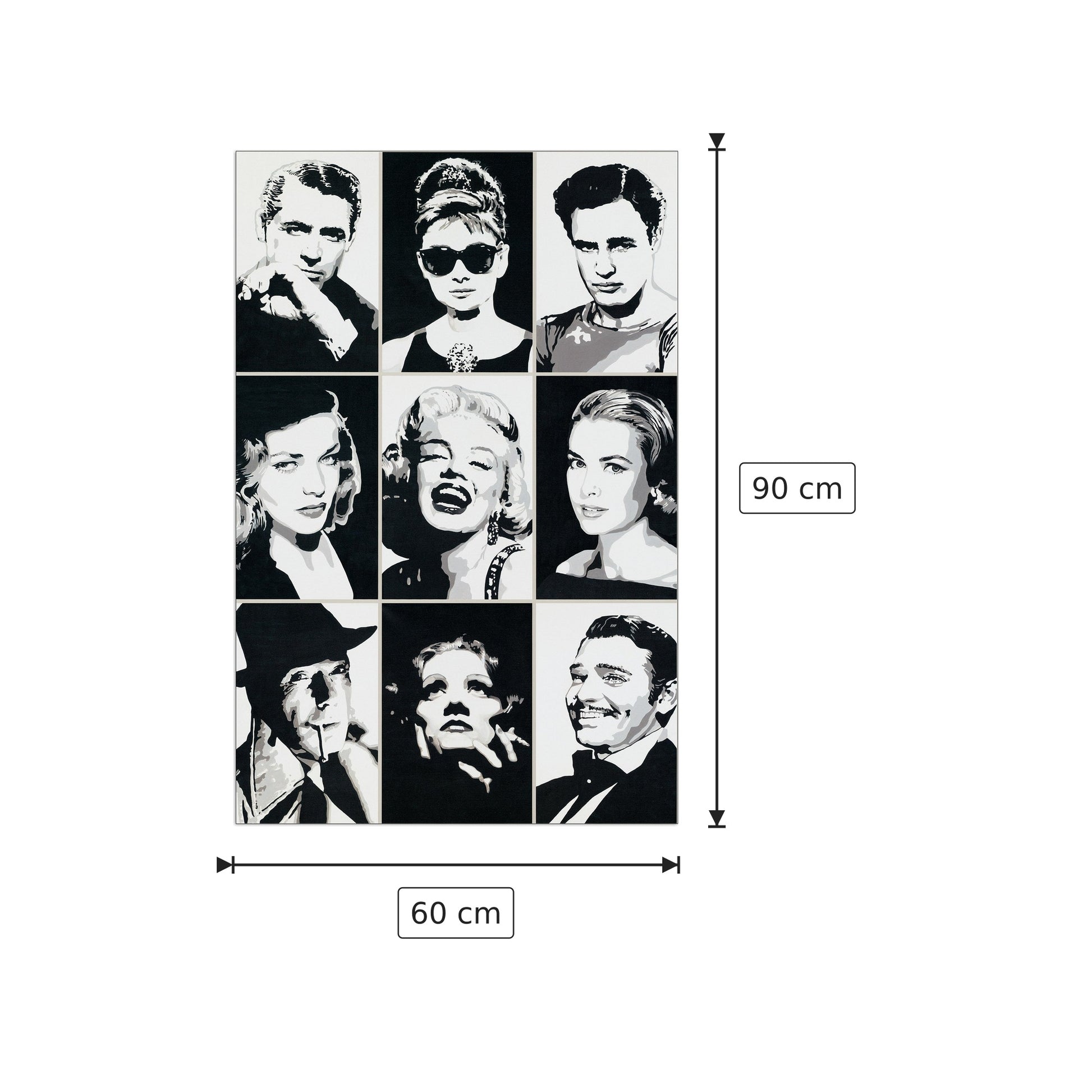Leggenda di Hollywood - NULL - cm 60x90 - Pannello in MDF