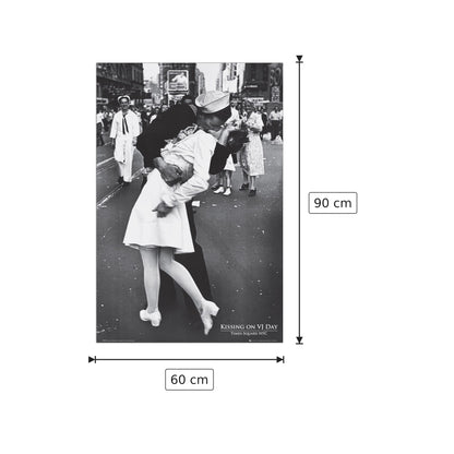Il bacio del VJ Day - NULL - cm 60x90 - Pannello in MDF