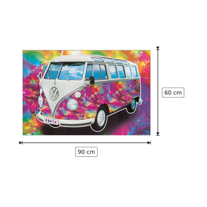 Amore - VW CAMPER - cm 90x60 - Pannello in MDF