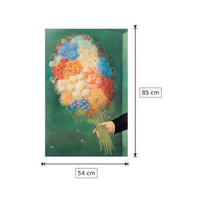 Fiori - BOTERO - cm 54x85 - Pannello in MDF