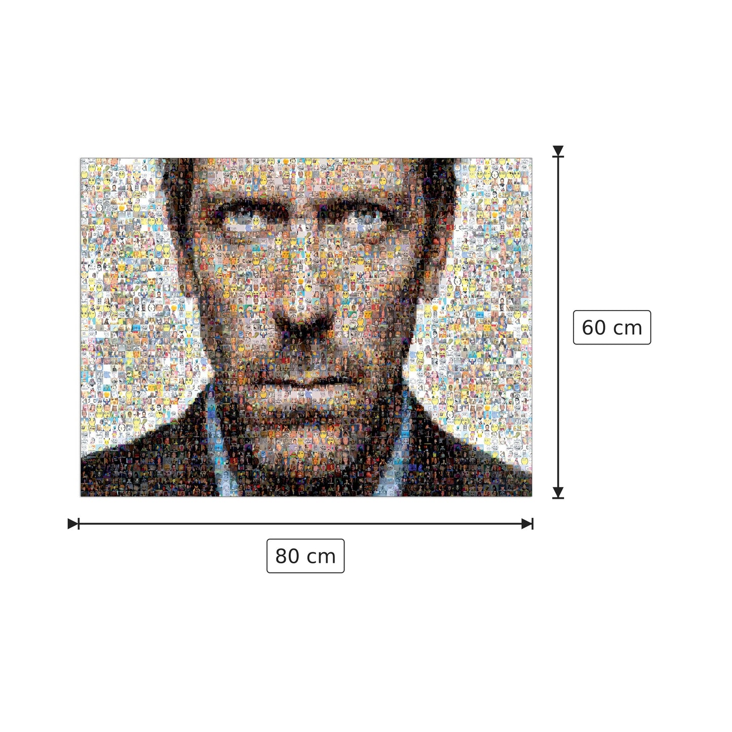 Gregory House - HOUSE - cm 80x60 - Pannello in MDF