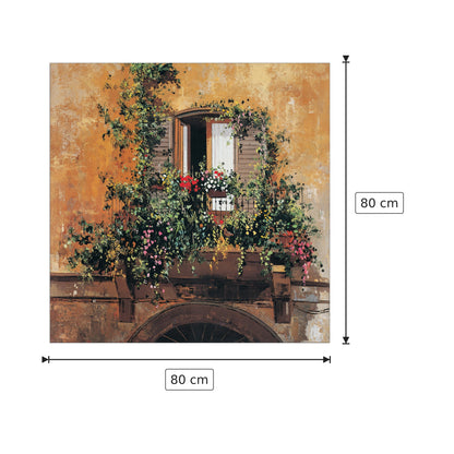 Cortili - LAGANÀ - cm 80x80 - Pannello in MDF