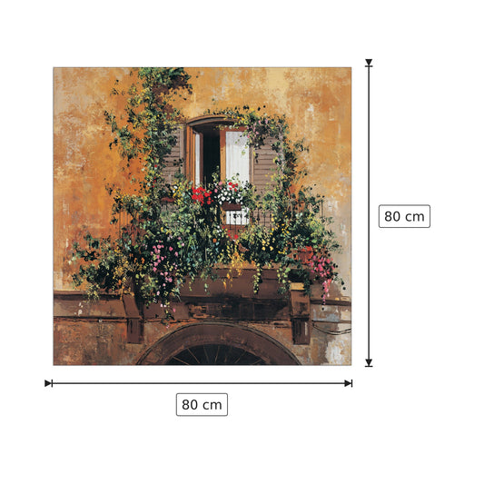 Cortili - LAGANÀ - cm 80x80 - Pannello in MDF