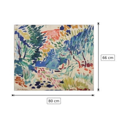 Paesaggio a Collioure - MATISSE - cm 80x66 - Pannello in MDF