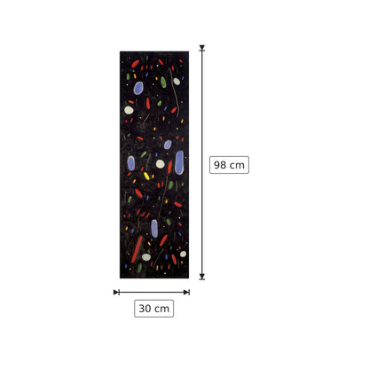 La canzone delle vocali - MIRÒ - cm 30x98 - Pannello in MDF