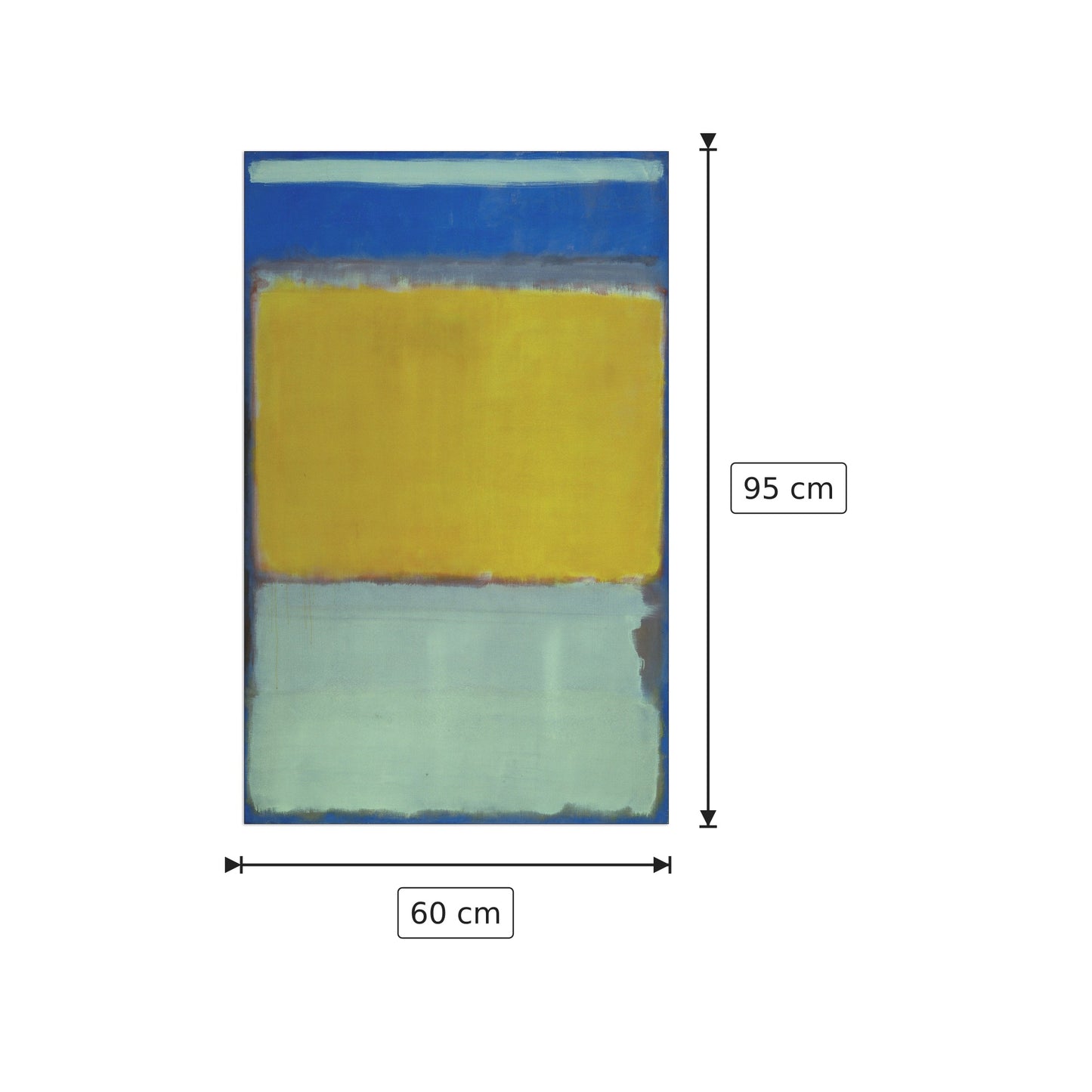 N. 10 - ROTHKO - cm 60x95 - Pannello in MDF