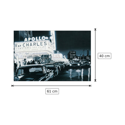 Ray Charles all'Apollo - BERTRAND - cm 61x40 - Pannello in MDF
