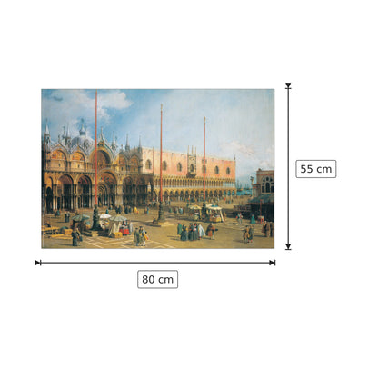 Venezia, San Marco - CANALETTO - cm 80x55 - Pannello in MDF