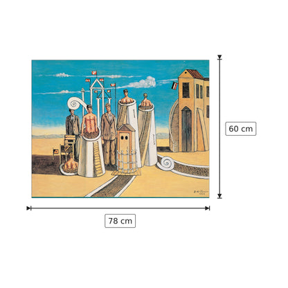 Bagni misteriosi - DE CHIRICO - cm 78x60 - Pannello in MDF