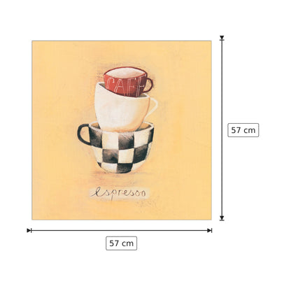 Espresso - EVANS - cm 57x57 - Pannello in MDF