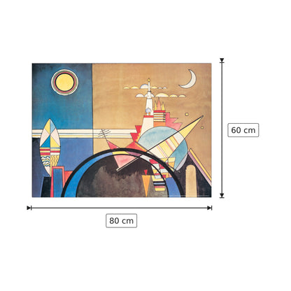 La grande torre di Kiev - KANDINSKY - cm 80x60 - Pannello in MDF