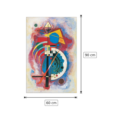 Omaggio a Grohmann - KANDINSKY - cm 60x90 - Pannello in MDF