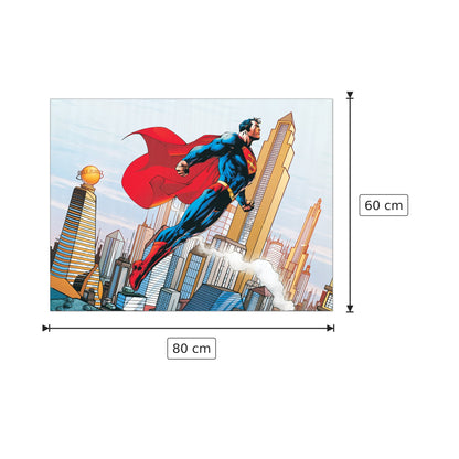 Skyline di Metropolis - DC COMICS - cm 80x60 - Pannello in MDF