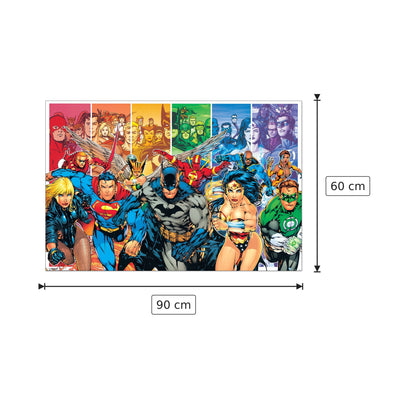 Justice League America (generazioni) - NULL - cm 90x60 - Pannello in MDF
