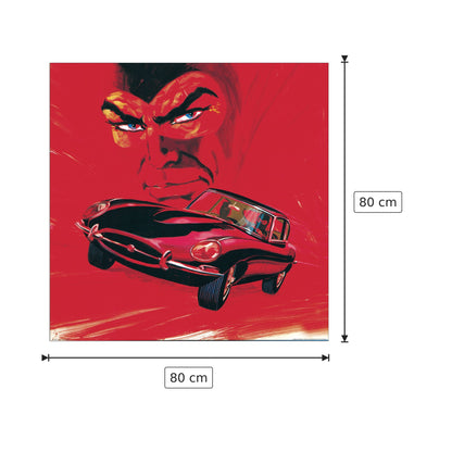 Jaguar - ZANIBONI - cm 80x80 - Pannello in MDF