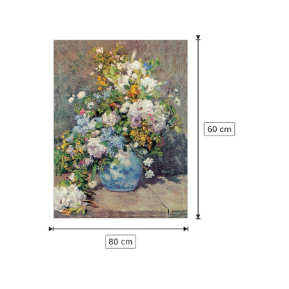 Fiori di primavera - RENOIR - cm 80x60 - Pannello in MDF