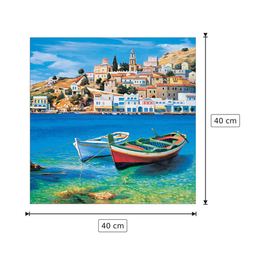 Golfo mediterraneo - GALASSO - cm 40x40 - Pannello in MDF