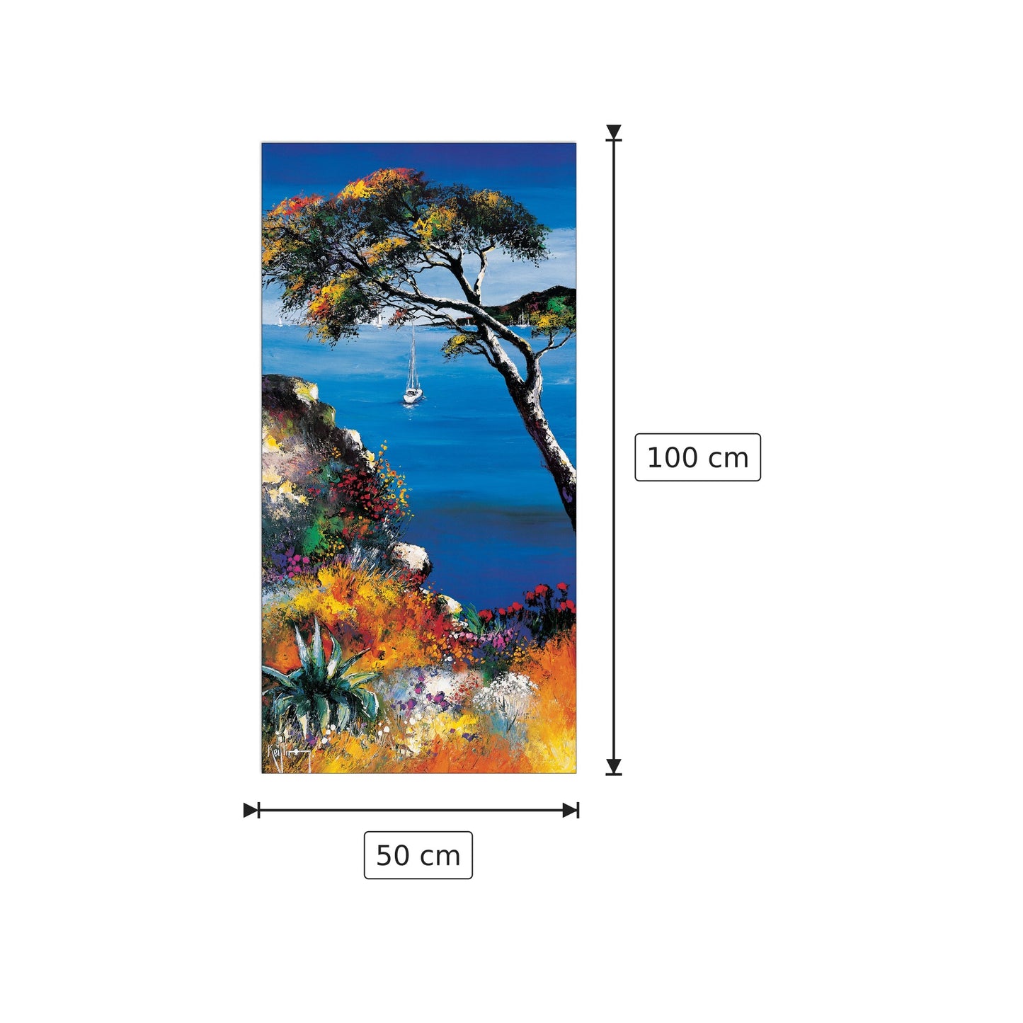 Le erbe folli - KEIFLIN - cm 50x100 - Pannello in MDF