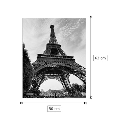 La Torre Eiffel di Parigi - SILBERMAN - cm 50x63 - Pannello in MDF