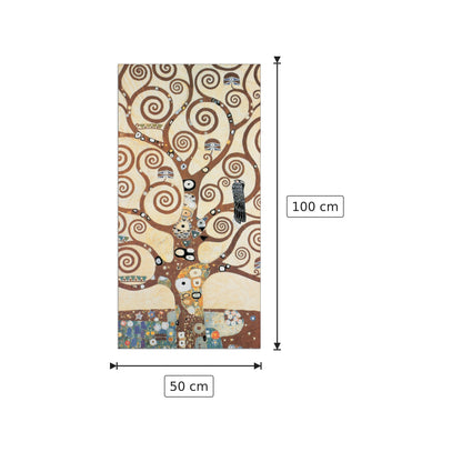 L'albero della vita - KLIMT - cm 50x100 - Pannello in MDF