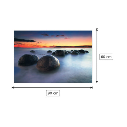 Moeraki Boulders - MOERAKI - cm 90x60 - Pannello in MDF