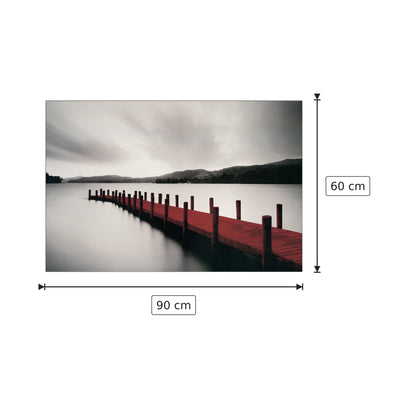 L'approdo di legno - JETTY - cm 90x60 - Pannello in MDF