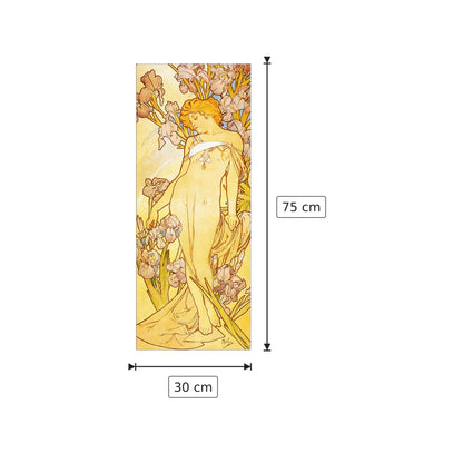 Iris - MUCHA - cm 30x75 - Pannello in MDF