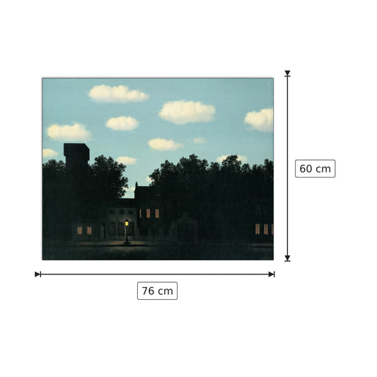 L'imperio delle luci - MAGRITTE - cm 76x60 - Pannello in MDF