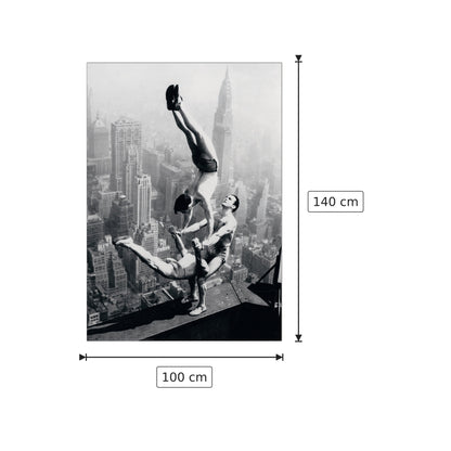 Acrobati Empire State Building - Anonymous - cm 100x140 - Pannello in MDF