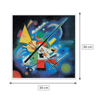 Dipinti in blu - KANDINSKY - cm 30x30 - Pannello in MDF