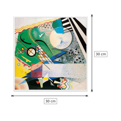 Mod. 236 verde aperto - KANDINSKY - cm 30x30 - Pannello in MDF