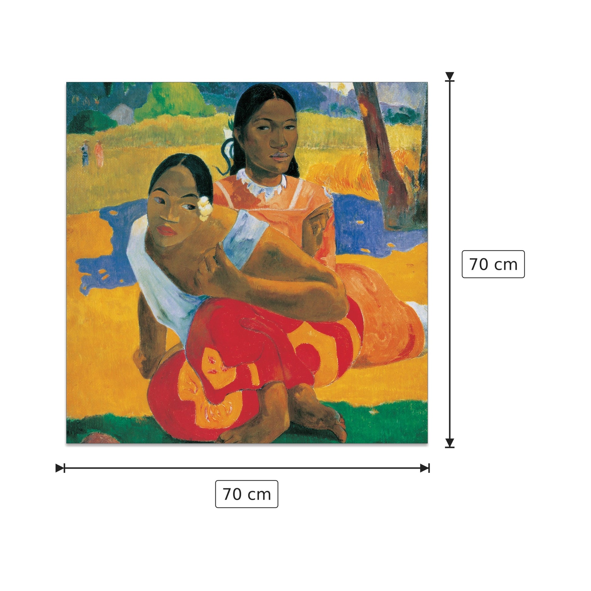 Quando ti sposerai? - GAUGUIN - cm 70x70 - Pannello in MDF