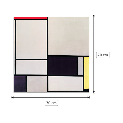 Composizione n. 2 - MONDRIAN - cm 70x70 - Pannello in MDF
