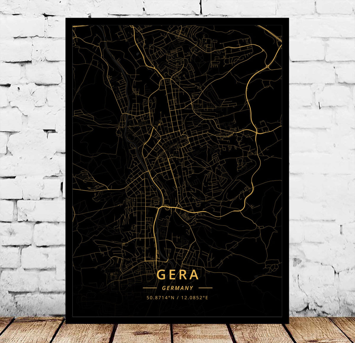 Poster Mappa di Essen