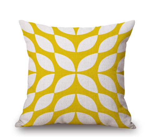 Federa geometrica giallo-verde