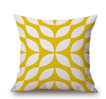 Federa geometrica giallo-verde