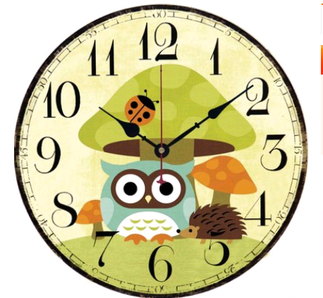 Orologio da parete Neon blu